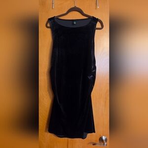 Wild Fable Black Velvet Mini Dress